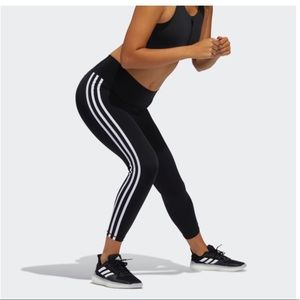 NWT Black 7/8 Adidas tights size M